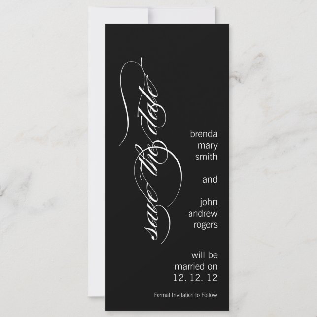 Modern Save the Date-kortmall Spara Datumet (Framsida)