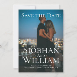 Modern Save The Date Personlig Foto Inbjudningar