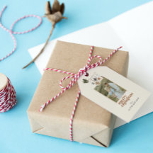 Modern Scandi Boho Neutralt God jul Photo