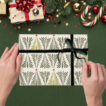 Modern Scandi Nordisk Tall Jul Gran 