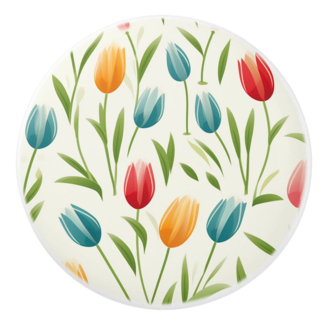 Modern Scandinavian Tulip Ceramic Pull Knopp (Framsidan)
