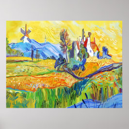 Modern scenkonst konsthartsprovens sceneri poster