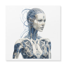 Modern Sci-fi cyborg-flicka