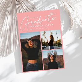 Modern Script 3-foton Rosa Studenten Meddelande