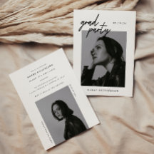 Modern Script Black & White 2 Photo Studenten