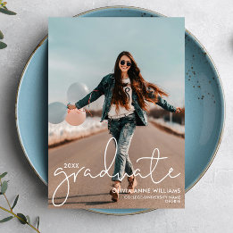 Modern Script College Graduate Meddelande