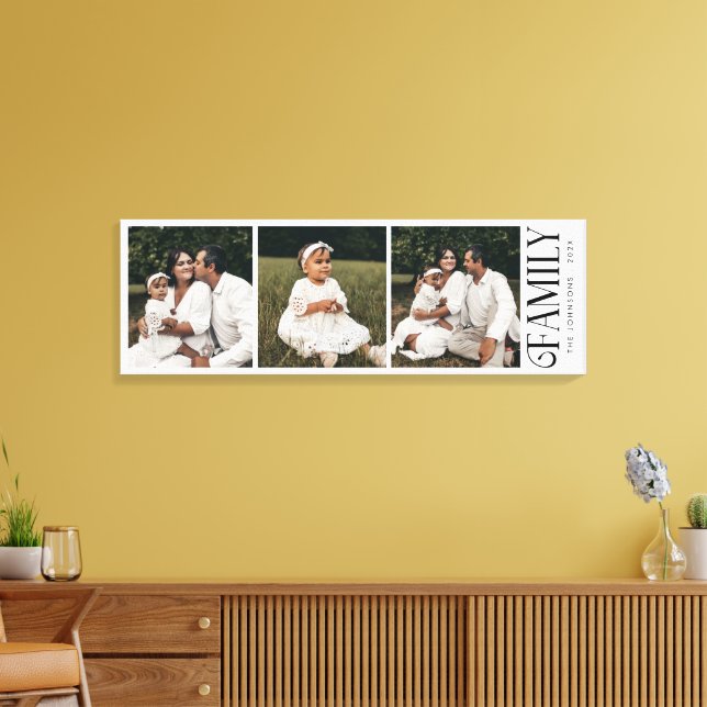 Modern Script Familj Anpassad 3 Bilder Namn  (Insitu (Vardagsrum))
