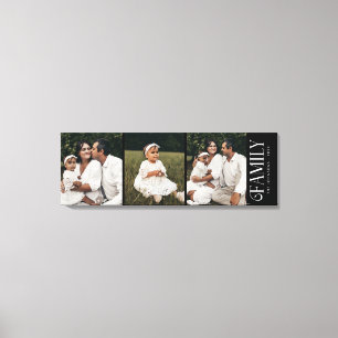 Modern Script Familj Anpassad 3 Bilder Namn