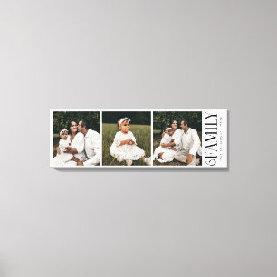 Modern Script Familj Anpassad 3 Bilder Namn 