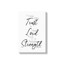 Modern Script Font Bible Verse Isaiah 40:31