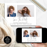 Modern Script Grad 2 Photos Studenten Spara Datumet<br><div class="desc">Modern skript Grad 2 Photos Studenten. Tillgänglig digitalt och utskriven. Byt bara ut de två exempelbilderna mot ditt eget och anpassa dem till dina detaljer i grund. Spara datum i ett modernt handskript med stil-uppsättningen.</div>