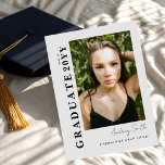 Modern Script Graduate 2 Photo Grey Graduation Inbjudningar<br><div class="desc">Celebrate your graduate’s milestone with this Modern Script 2 Photo Graduation Announcement, designed to beautifully showcase seven favorite photos in a clean, modern layout. Featuring elegant flowing script paired with minimalist typography, this personalized announcement highlights special memories while sharing the exciting news with family and friends. Perfect for high school...</div>