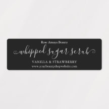 Modern Script Klassisk Svart Och Vit Horisontell