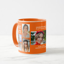 Modern Script Multi Photo Studenten Student Mugg