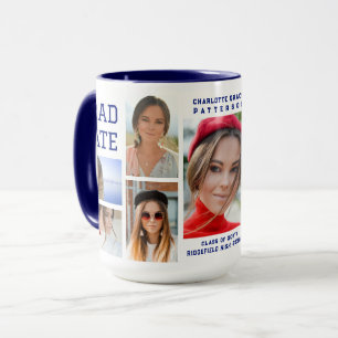 Modern Script Multi Photo Studenten Student Mugg