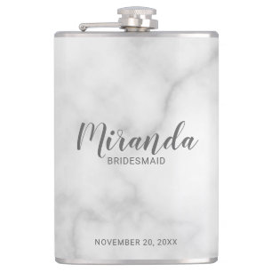 Modern Script Personlig Bridesmaias Namn Fickplunta