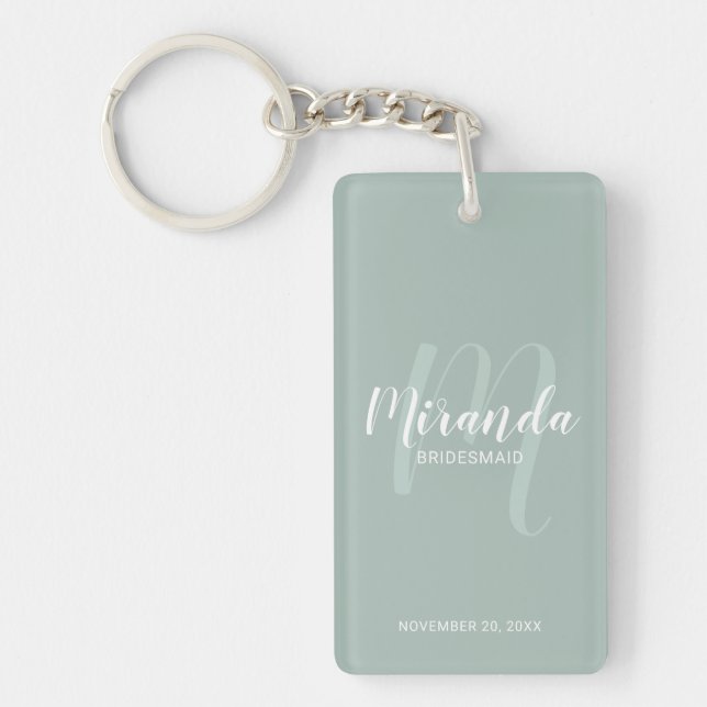 Modern Script Personlig Bridesmaid (Framsidan)