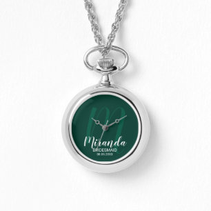 Modern Script Personlig Bridesmaid Armbandsur