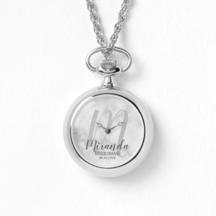 Modern Script Personlig Bridesmaid Armbandsur