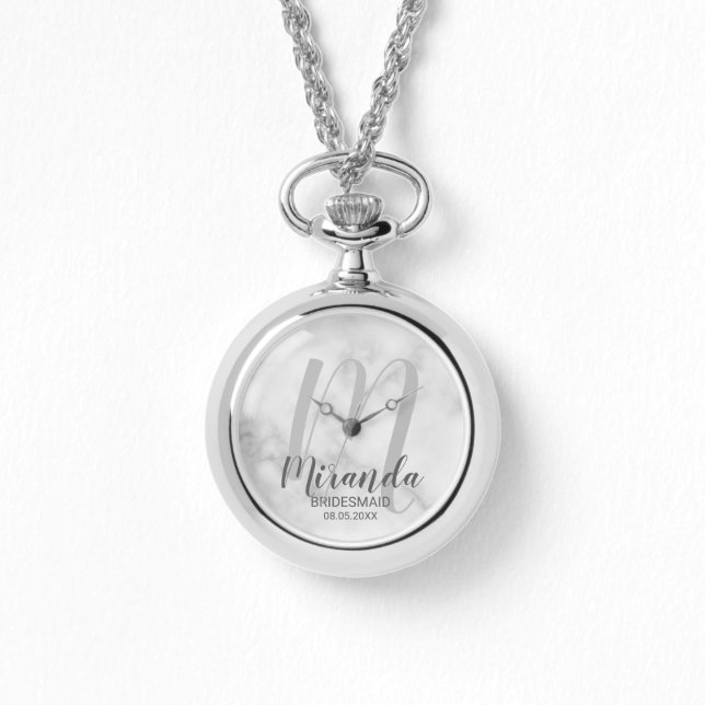 Modern Script Personlig Bridesmaid Armbandsur (Framsida)