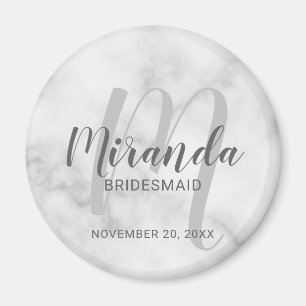 Modern Script Personlig Bridesmaid Magnet