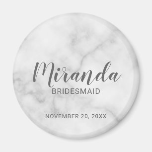 Modern Script Personlig Bridesmaid Magnet