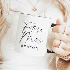 Modern Script Personlig Future Mrs. Mugg