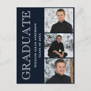 Modern Script PHOTO Examen Inbjudan till fest