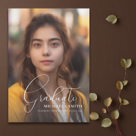 Modern Script Student Photo Studenten Meddelande