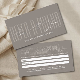 Modern script typography share the love rabattkort