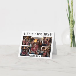 Modern Script Vikad 5 Bilder Glad Jul Kort