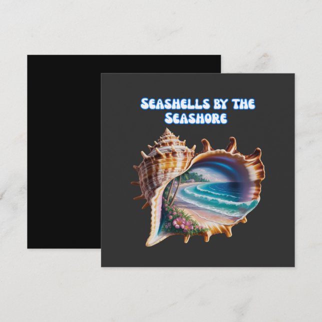 Modern Seashells Business (Fram/baksida)