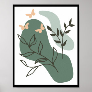 Modern semi-glans Poster/väggkonst Poster