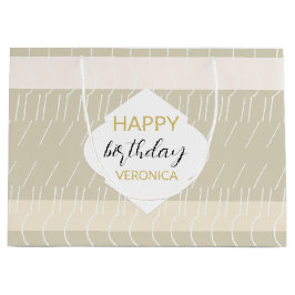 Modern,  senap med Geometric Mönster