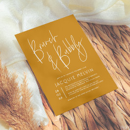 Modern Senard Brunch & Bubly-Möhippa Inbjudningar