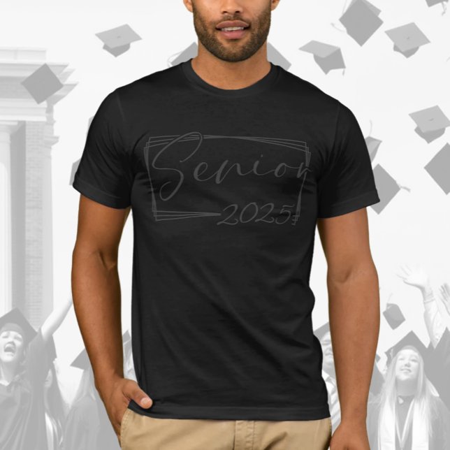 Modern Senior 2025-skriptutfall T Shirt (Skapare uppladdad)