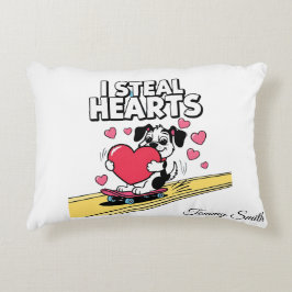 Modern sentimental Valentine Pillows for Pets Prydnadskudde