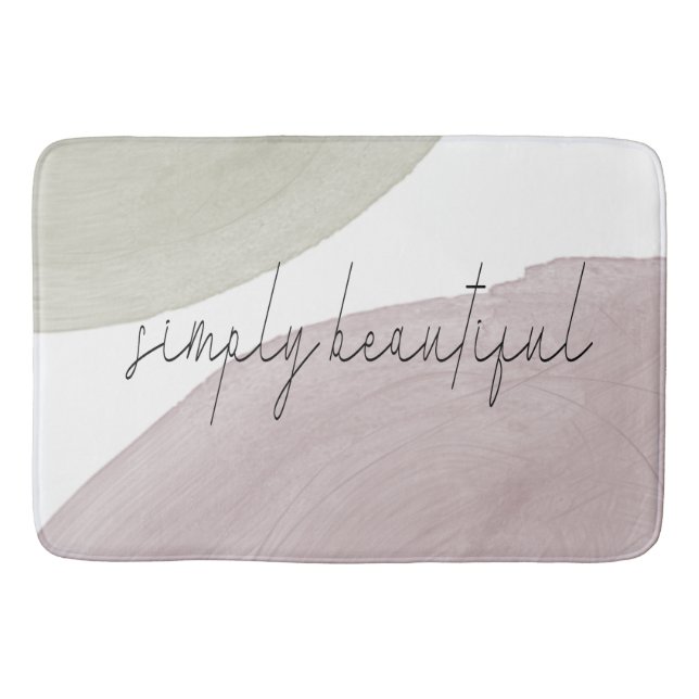 Modern serenity Bath Mat Badrumsmatta (Framsidan)