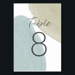 Modern Serenity Bordskort<br><div class="desc">Vår moderna serenity-kollektion har vackra penselmönster i akvarell i ljust turkos, dammig rosafärgad och mörkt guld. Med sin luftiga struktur för bakgrunden och modern anpassad typsnitt och layout är denna kollektion en frisk fläkt och kommer säkert att förvåna med sin elegans. Färgerna kompletterar varandra vackert och du kan välja mellan...</div>