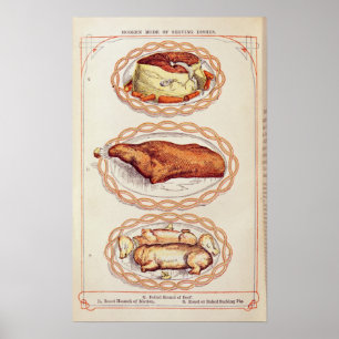 Modern serveringsmetod från Beaton Poster