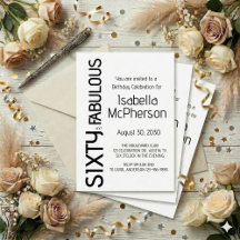 Modern sextio och fantastisk 60-årsfest