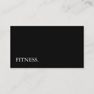 Modern Shalkboard Fitness Visitkort