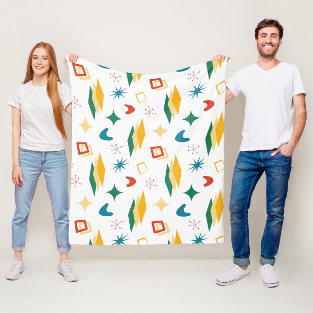Modern Shapes Retro för medelårsjubileum i Modet Fleecefilt (På plats)