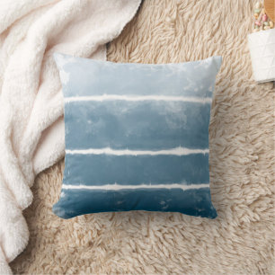 Modern Shibori Ombre Retro Tie Dye Hippie Indigo Kudde