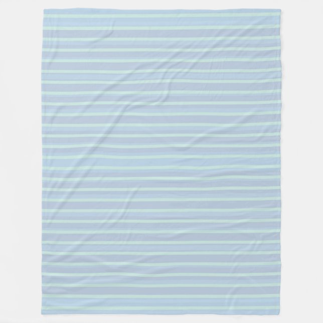 Modern Shimming Blue Rand Fleece Blanket (Framsidan)