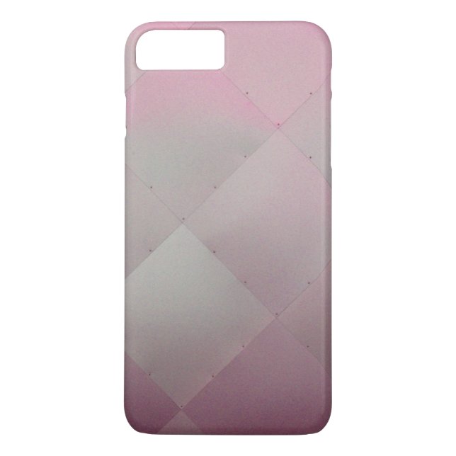 Modern shiny Checkated Metall Rosa Case-Mate iPhone Skal (Baksida)