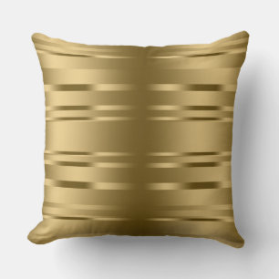 Modern Shiny Guld Rand Mönster Kudde