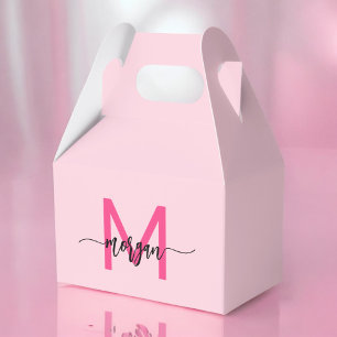 Modern Shock rosa i Monogram Snyggt Presentaskar