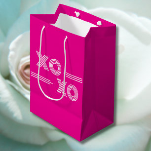 Modern Shock rosa och vit XOXO Valentine