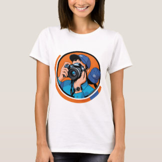 Modern Shooter - Stiliserad fotosymbol T Shirt